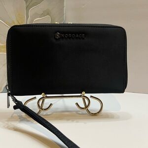 Nordace Black Wallet and passport holder cards